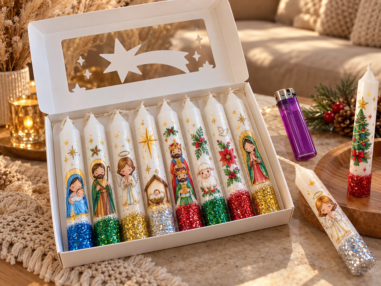 Kit de velas personalizadas Arte em Velas